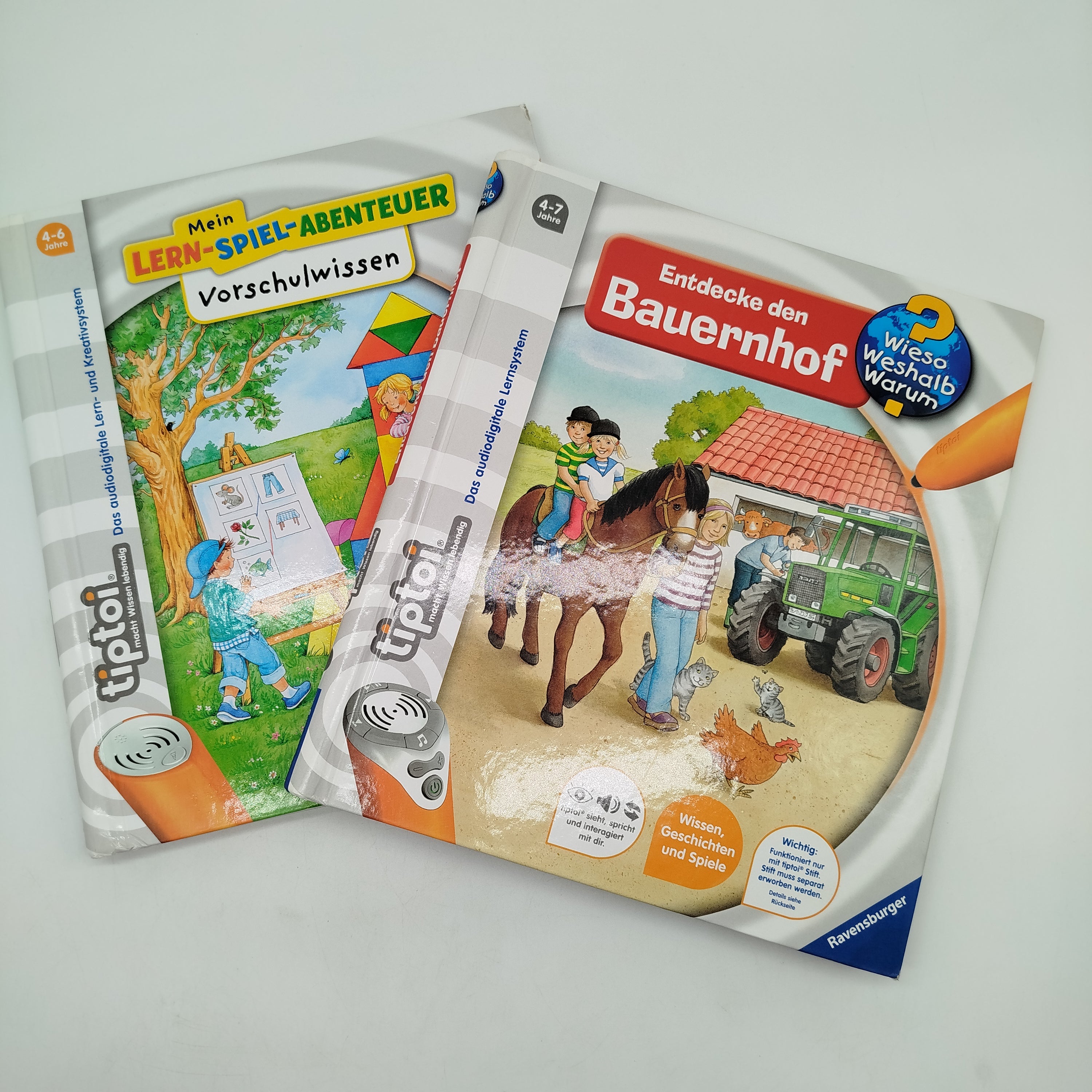 Ravensburger tiptoi Buch-Set – Vorschule & Bauernhof Lernspiel